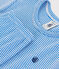 Pyjama en coton rayé enfant DELPHINIUM/ MARSHMALLOW