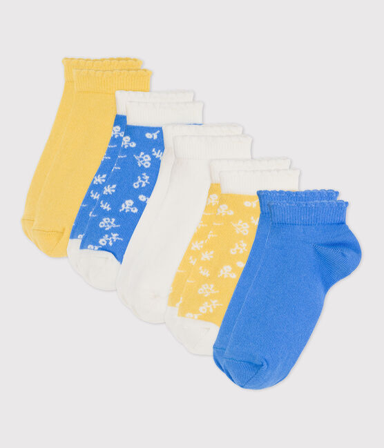 Lot de 5 paires de chaussettes enfant fille variante 1
