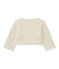 Gestreepte cardigan voor babymeisjes wit MARSHMALLOW/geel DORE