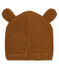 Bonnet bébé fille marron BRINDILLE/jaune DORE