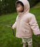 Met sherpa gevoerde parka voor baby's roze SALINE