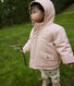 Met sherpa gevoerde parka voor baby's