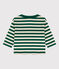 T-shirt met lange mouwen voor baby's van katoen EVERGREEN/ AVALANCHE