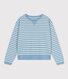Katoenen sweatshirt met marinestrepen voor dames