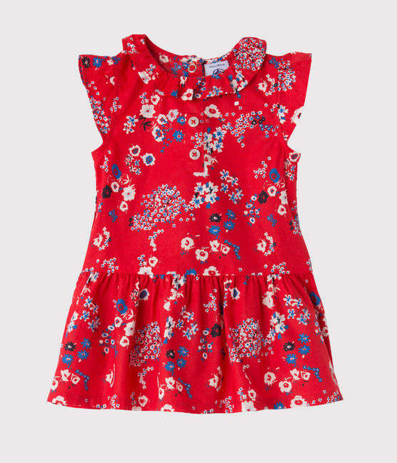 Robe bébé fille imprimée rood PEPS/wit MULTICO