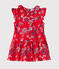 Robe bébé fille imprimée rood PEPS/wit MULTICO