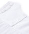 Robe de cérémonie enfant fille blanc ECUME/jaune OR