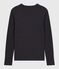 Katoenen dames-T-shirt met lange mouwen - L'Iconique grijs CITY CHINE