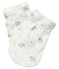 Paire de moufles bébé en côte blanc MARSHMALLOW/blanc MULTICO