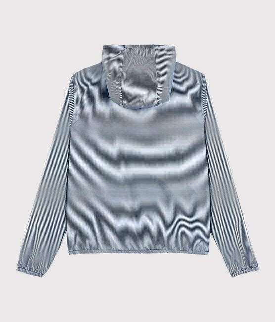 Coupe-vent 3 en 1 recyclé Femme bleu SMOKING/blanc MARSHMALLOW