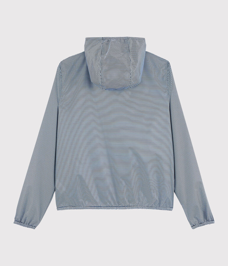 3 in 1 gerecyclede Dames windjack blauw/wit