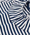Gevlamde en gestreepte blouse met korte mouwen in jersey voor baby's blauw MEDIEVAL/wit MARSHMALLOW