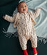 Lang babypakje van fleece