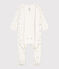 Bodyjama fleurs en coton blanc MARSHMALLOW/blanc MULTICO