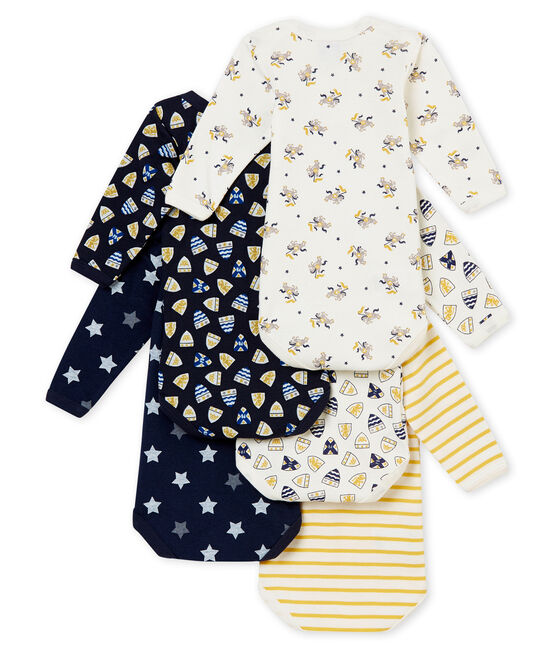 Lot de 5 bodies manches longues bébé garçon variante 1