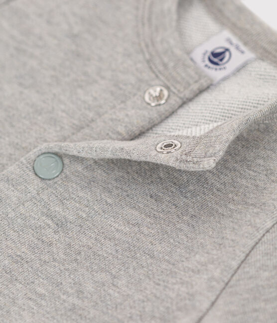 Molton babycardigan grijs CHATON CHINE