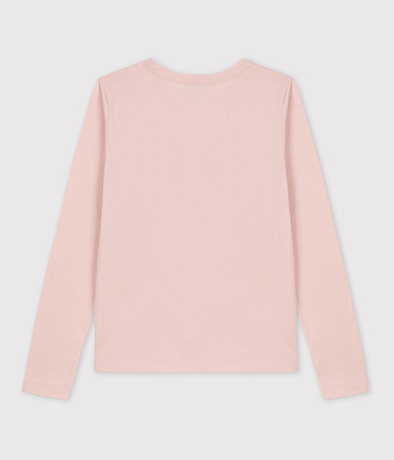 L'ICONIQUE, dames-T-shirt met ronde hals in katoen roze SALINE