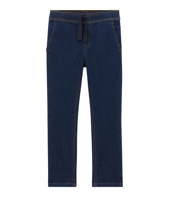 Jeansbroek voor jongens blauw BLEU DENIM