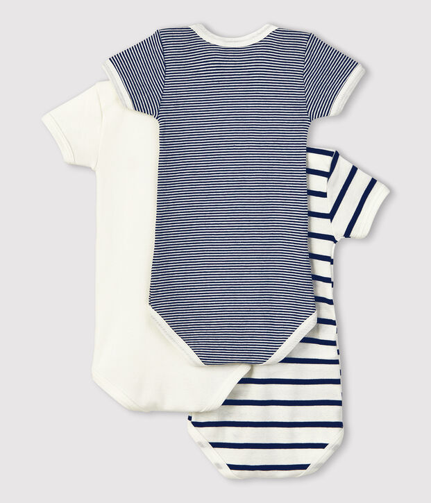 Set van 3 rompertjes met korte mouwen voor baby multicouleur