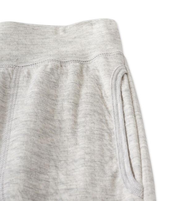Caleçon femme en tubique extrafin chiné gris BELUGA CHINE