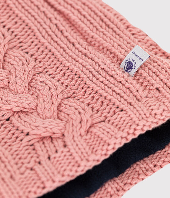 Snood enfant fille rose SALINE