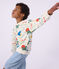 Katoenen sweatshirt met print voor kinderen ecru/multicouleur