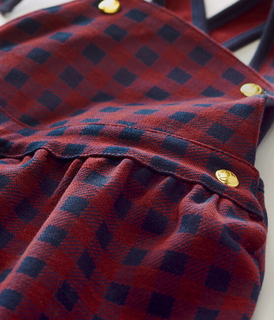 Robe vichy bébé fille rouge OGRE/bleu SMOKING