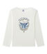 Jongens-T-shirt met lange mouwen en opdruk