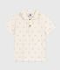 Polo enfant en coton à manches courtes imprimé