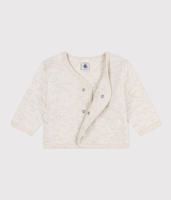 Babyvest in doorgestikte tubic beige MONTELIMAR CHINE