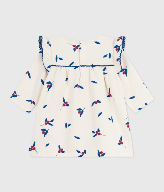 Katoenen babyjurkje met lange mouw en print MILK/ MULTICO