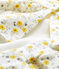 Ensemble trois pièces bébé fille en laine et coton blanc MARSHMALLOW/blanc MULTICO