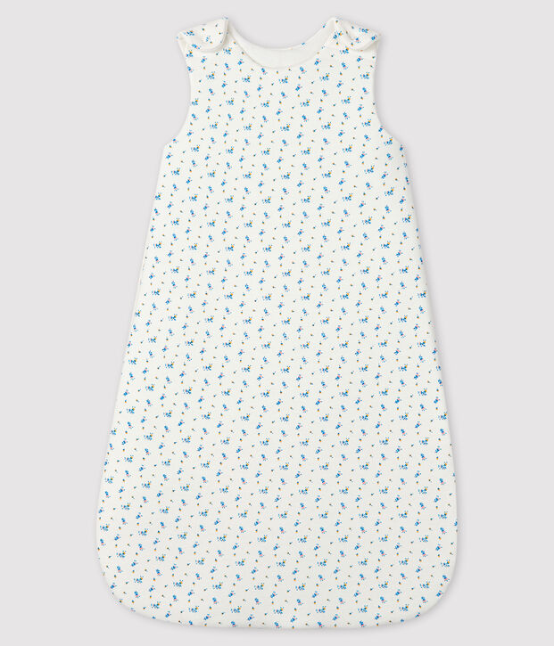 Trappelzak van ribkatoen voor baby's wit/multicouleur