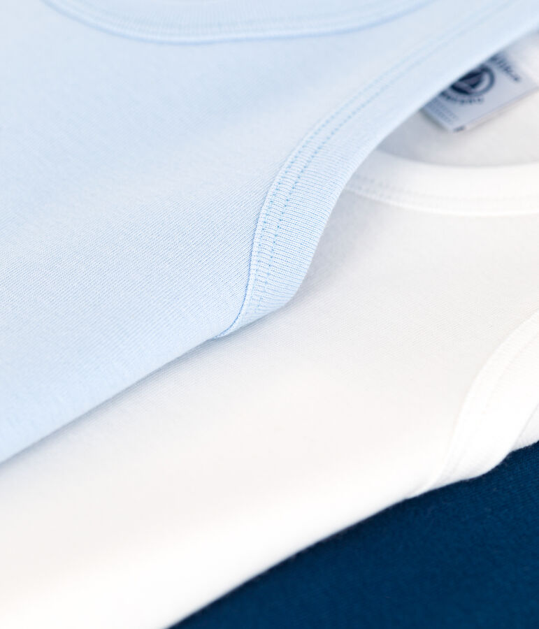 Setje met 3 effen katoenen hemdjes voor kinderen variante 1