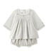 Babyjurk in geborduurde keperstof en bloomer