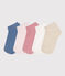 5 paires de chaussettes enfant en coton unies variante 2