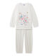 Pyjama fille à motif en bouclette velours