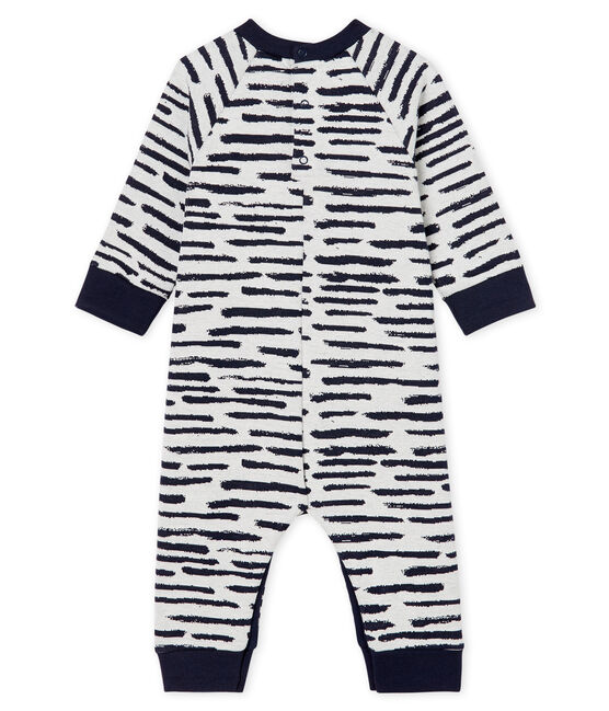 Combinaison longue bébé garçon Jean Jullien blanc MARSHMALLOW/ DASH CN