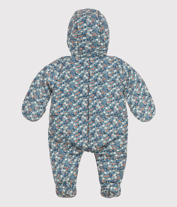 Skipakje met print van gerecycleerd materiaal voor baby's blauw/multicouleur