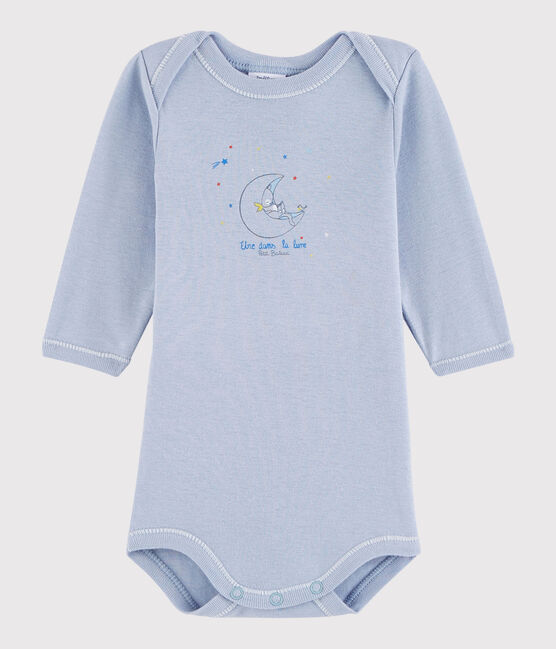 Body manches longues bébé garçon bleu VANAIS