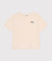 LE BOXY, katoenen T-shirt voor dames ecru AVALANCHE