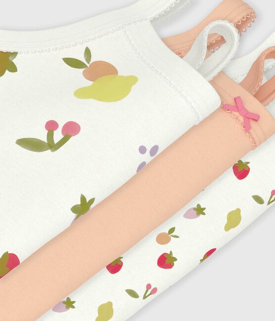 Set van katoenen body's met bandjes variante 1