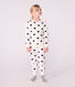 Pyjama enfant en coton éponge imprimé cœurs