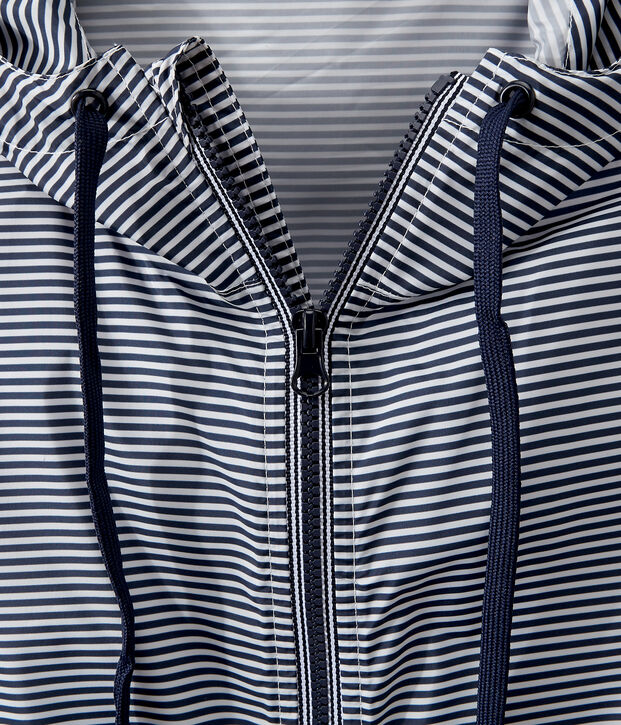 Uniseks korte windstopper blauw/wit