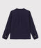 Chemise en gaze de coton enfant garçon bleu SMOKING