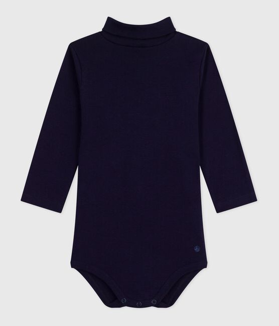 Body bébé col roulé en coton uni SOIR