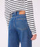 Rechte spijkerbroek voor dames blauw DENIM MOYEN