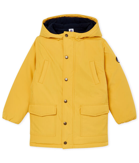 Doudoune plume et duvet enfant garçon jaune OCRE