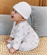 Babypyjama in tubic met print