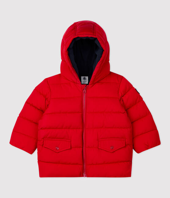 Doudoune matelassée bébé rouge TERKUIT